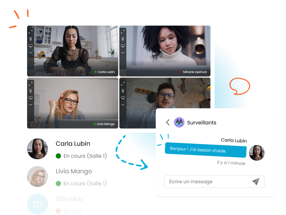 Image d'illustration pour le proctoring Evaluo